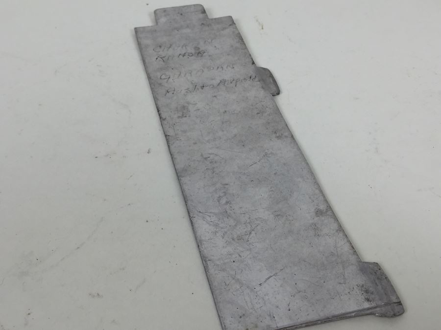 Piece Of Metal From Japanese Seaplane July 16, 1944 [Photo 9]