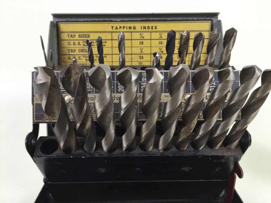 General Hardware Mfg. Co Drill Bits With Metal Case And Tapping Index NY, NY No. 43 [Photo 3]
