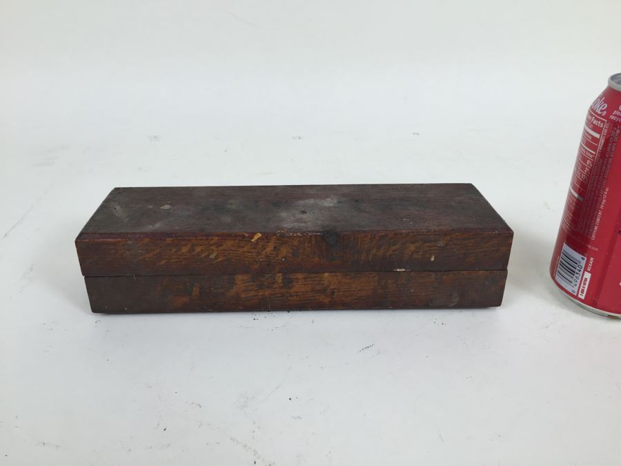 Vintage Sharpening Stone With Box