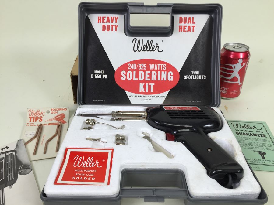 Weller Soldering Kit D-550 PK With Original Box Appears New [Photo 6]