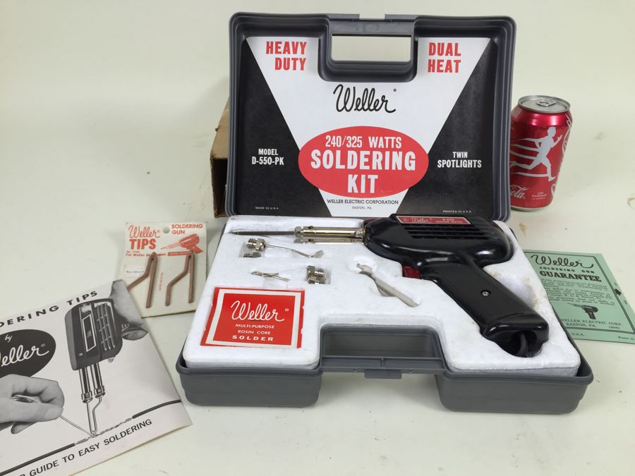 Weller Soldering Kit D-550 PK With Original Box Appears New [Photo 2]