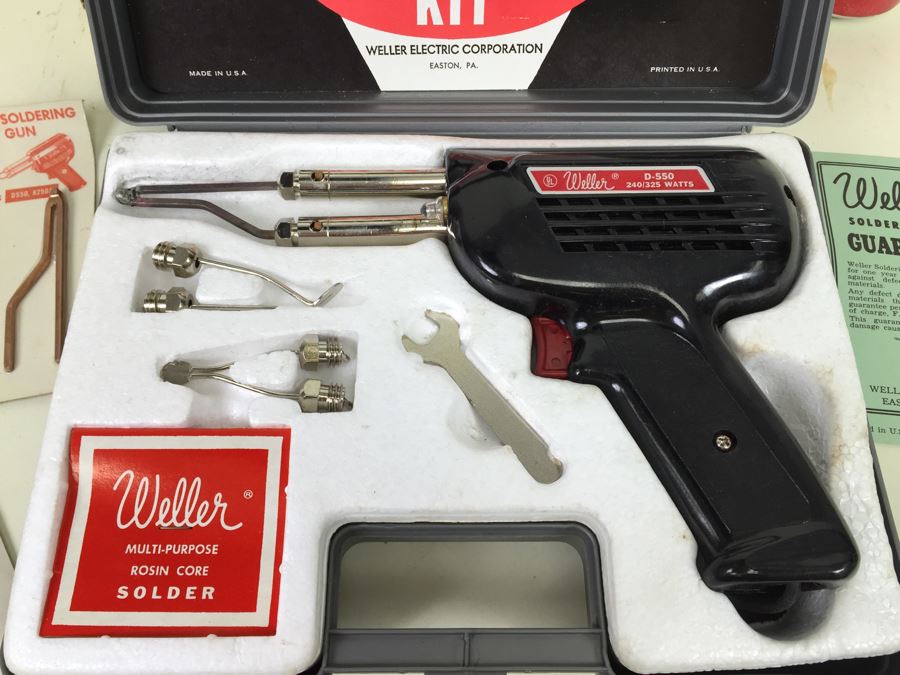 Weller Soldering Kit D-550 PK With Original Box Appears New [Photo 3]