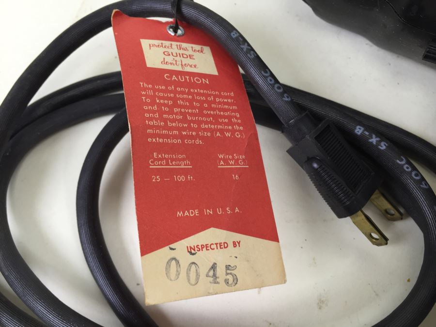 Sears Craftsman Reversible Variable-Speed Electric Drill In Box With Drill Bits Model 9 1144 [Photo 7]