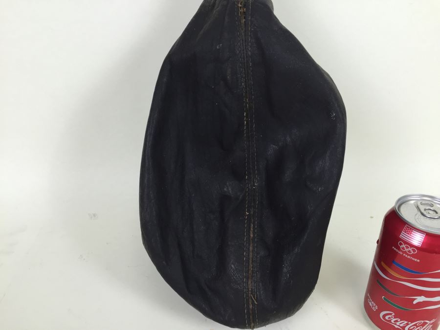 Vintage Leather Boxing Punching Bag Rubber Inside Is Falling Apart [Photo 4]