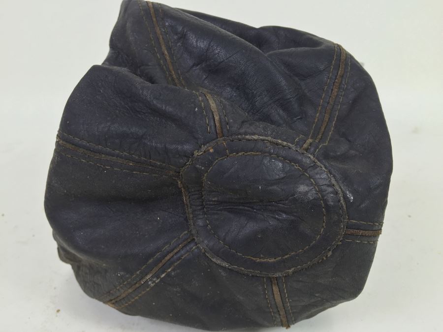 Vintage Leather Boxing Punching Bag Rubber Inside Is Falling Apart [Photo 3]