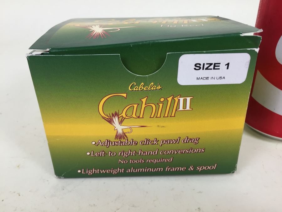Cabela's Cahill II Fly Fishing Reel Size 1 In Box
