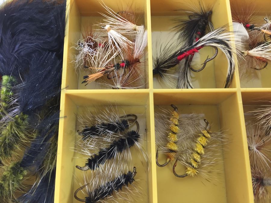 Plano Double-Sided Tackle Box Filled With Fishing Flies And Fishing Lures [Photo 6]