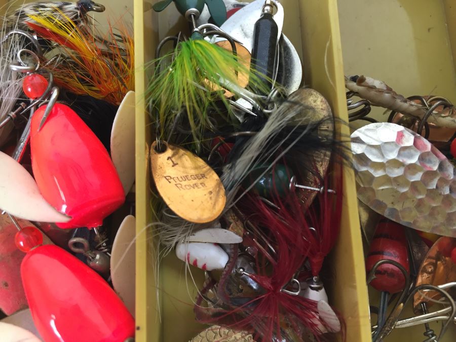 Plano Double-Sided Tackle Box Filled With Fishing Flies And Fishing Lures [Photo 15]