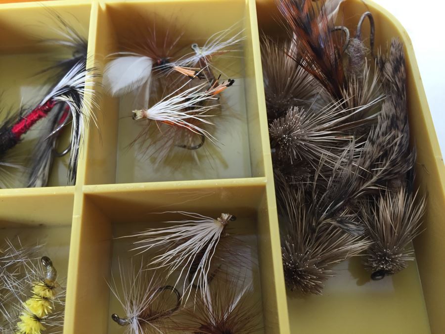 Plano Double-Sided Tackle Box Filled With Fishing Flies And Fishing Lures [Photo 8]