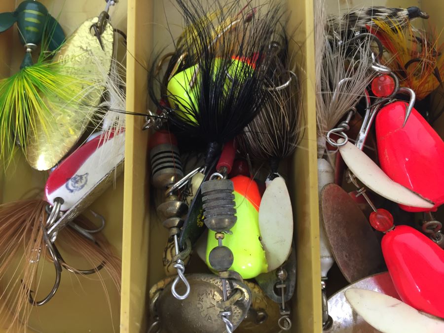 Plano Double-Sided Tackle Box Filled With Fishing Flies And Fishing Lures [Photo 10]