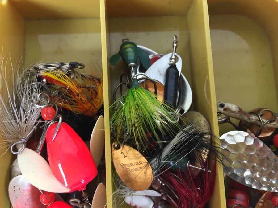 Plano Double-Sided Tackle Box Filled With Fishing Flies And Fishing Lures [Photo 14]