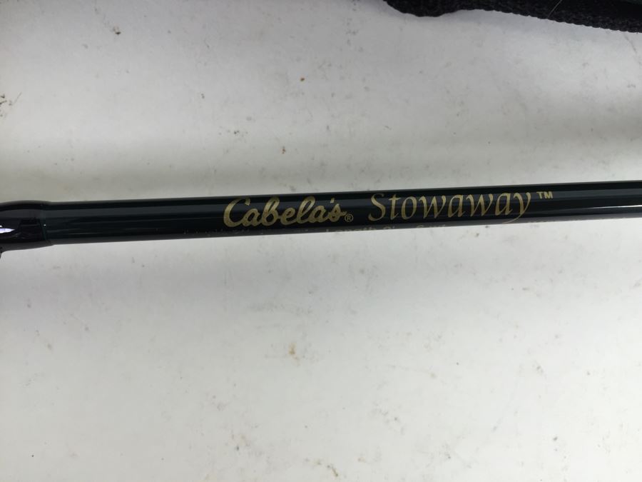 New Cabela Stowaway 9' Fly Fishing Rod With Case Plus Empty Cabela's Fly Fishing Rod Case [Photo 9]