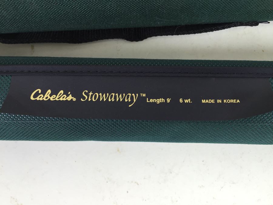 New Cabela Stowaway 9' Fly Fishing Rod With Case Plus Empty Cabela's Fly Fishing Rod Case [Photo 6]