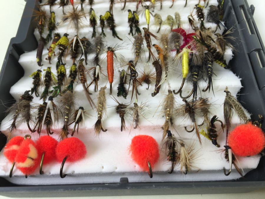 Tons Of Fly Fishing Flies With Gear And Cabela's XL Fishing Vest [Photo 18]