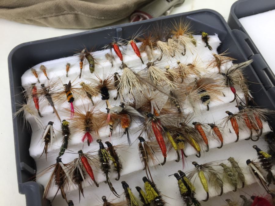 Tons Of Fly Fishing Flies With Gear And Cabela's XL Fishing Vest [Photo 21]