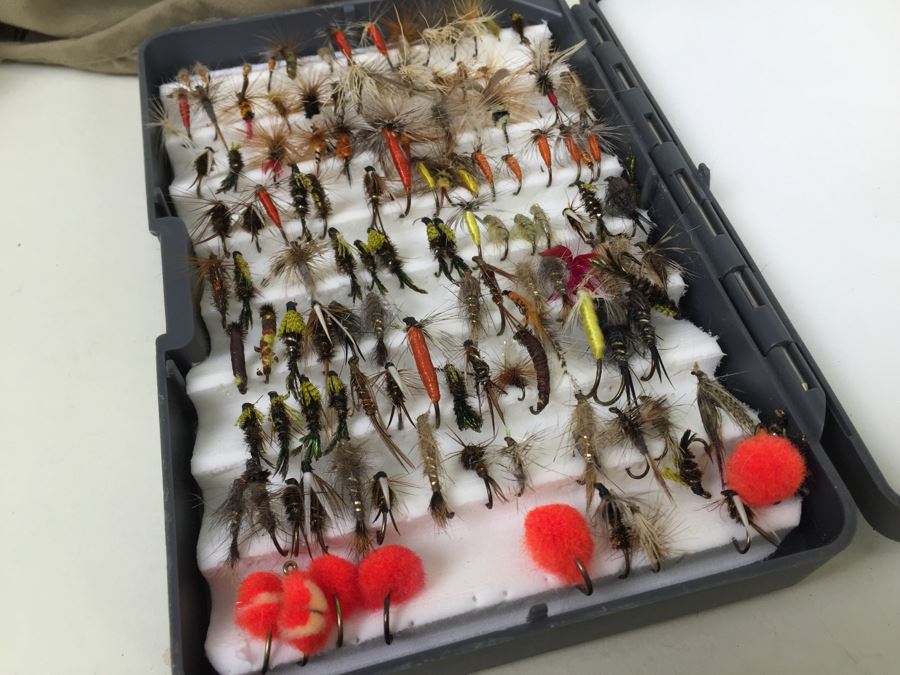 Tons Of Fly Fishing Flies With Gear And Cabela's XL Fishing Vest [Photo 3]