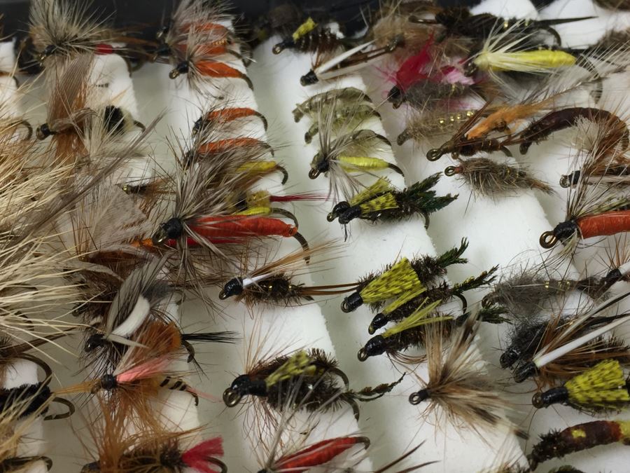 Tons Of Fly Fishing Flies With Gear And Cabela's XL Fishing Vest [Photo 25]