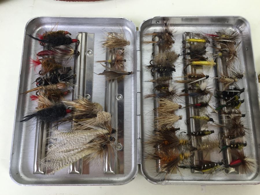 Tons Of Fly Fishing Flies With Gear And Cabela's XL Fishing Vest [Photo 2]