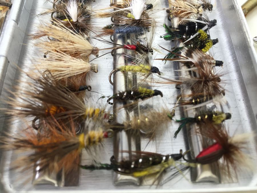 Tons Of Fly Fishing Flies With Gear And Cabela's XL Fishing Vest [Photo 10]