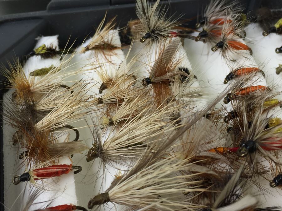 Tons Of Fly Fishing Flies With Gear And Cabela's XL Fishing Vest [Photo 24]