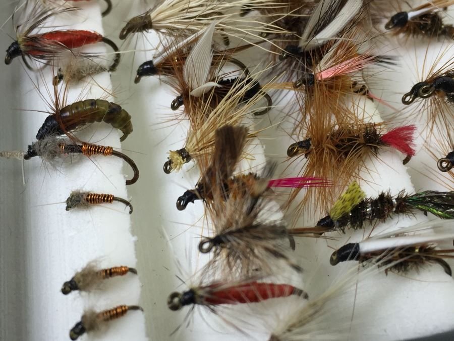 Tons Of Fly Fishing Flies With Gear And Cabela's XL Fishing Vest [Photo 23]