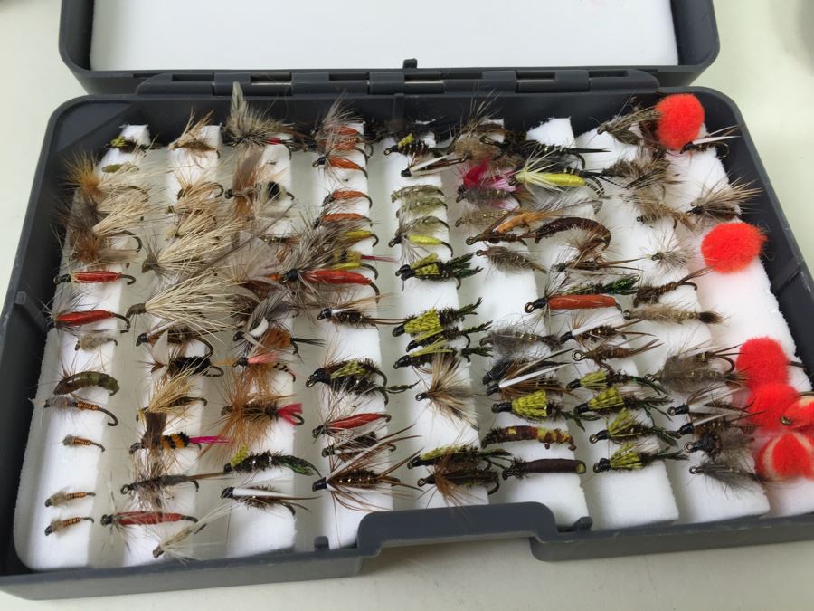 Tons Of Fly Fishing Flies With Gear And Cabela's XL Fishing Vest [Photo 26]