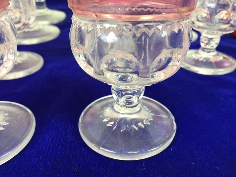 Vintage Cranberry Glass Stemware [Photo 4]