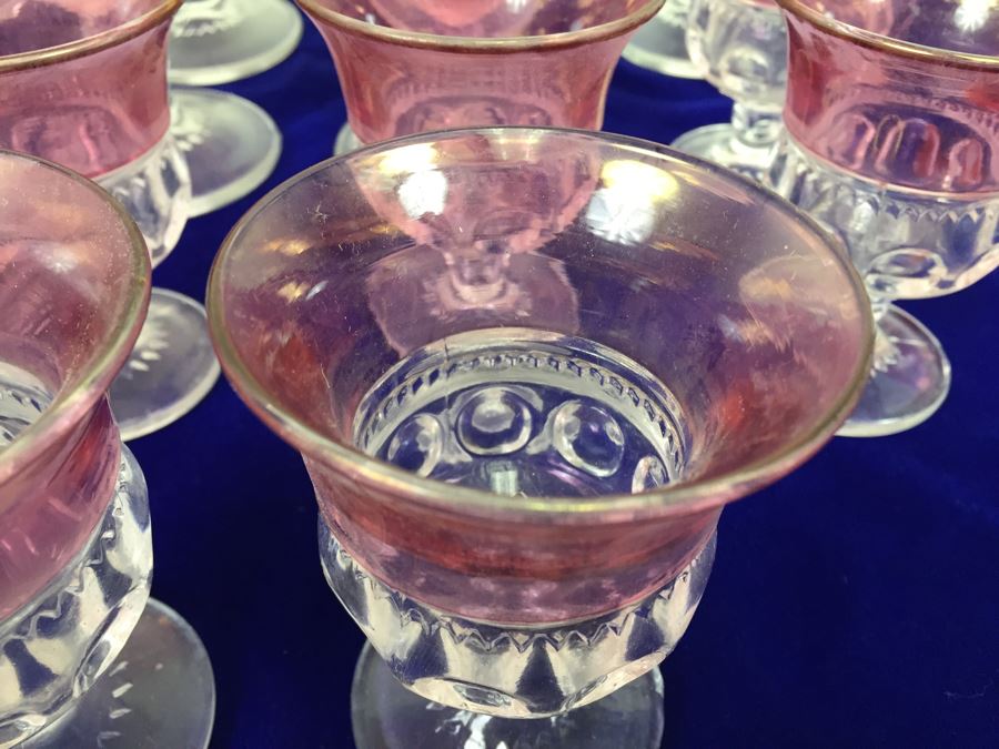 Vintage Cranberry Glass Stemware [Photo 5]