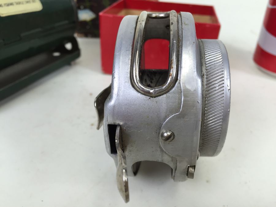 Hi Revolving Bait Box Plus Hi Horrocks Ibbotson Automatic Fly Fishing Reel Utica, NY [Photo 7]