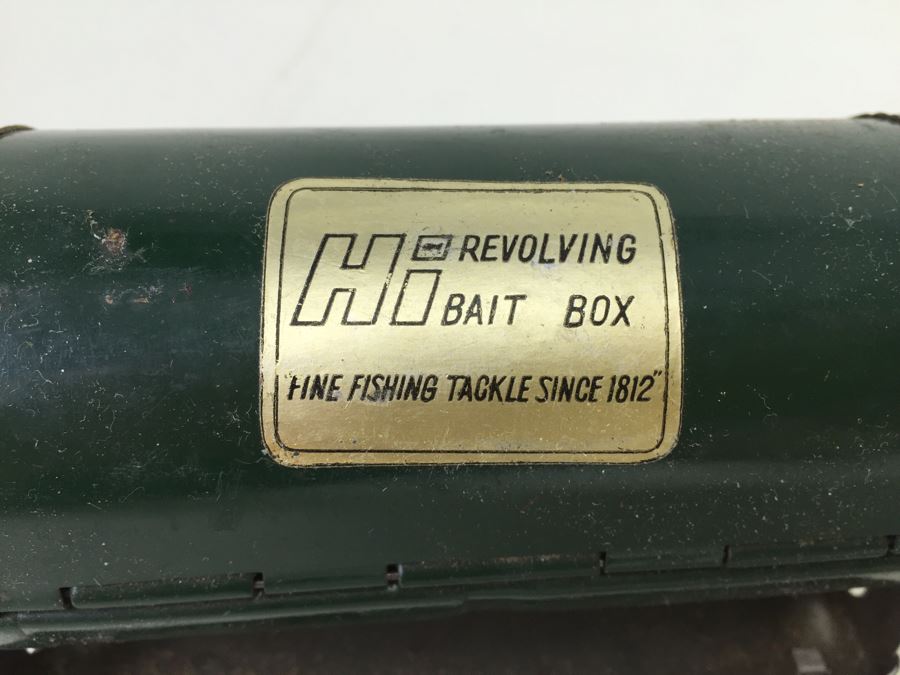 Hi Revolving Bait Box Plus Hi Horrocks Ibbotson Automatic Fly Fishing Reel Utica, NY [Photo 4]