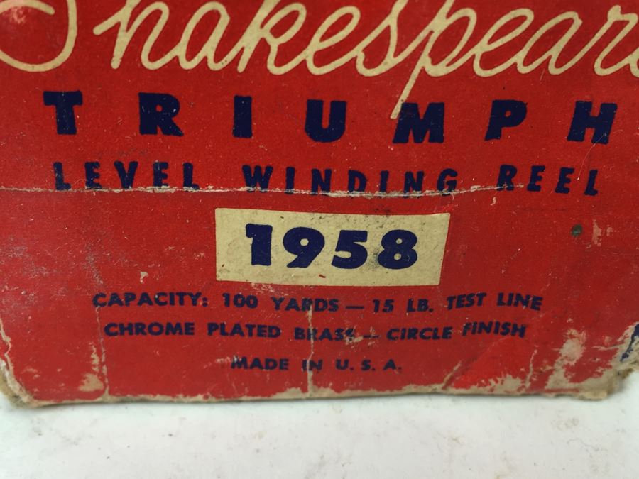 Cherry Shakespeare 1958 Triumph Model FK With Box Appears Never Used With Manual [Photo 7]