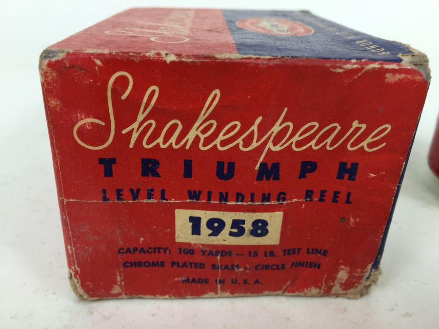 Cherry Shakespeare 1958 Triumph Model FK With Box Appears Never Used With Manual [Photo 1]