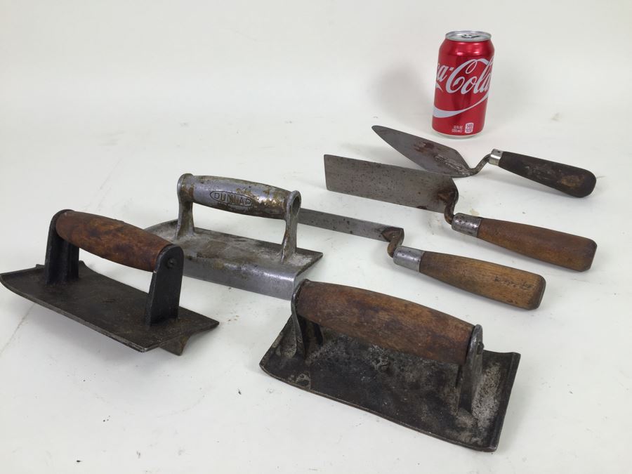 Vintage Concrete Mason Trowel Tools
