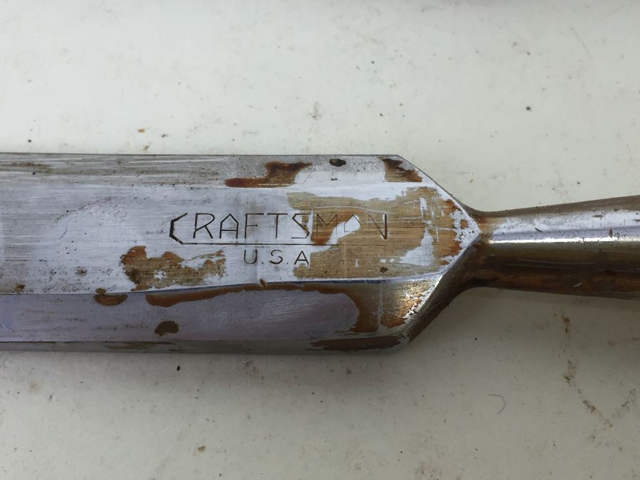 Lot Of Woodworking Wood Carving Hand Chisel Tools Greenlee Stanley Craftsman [Photo 8]