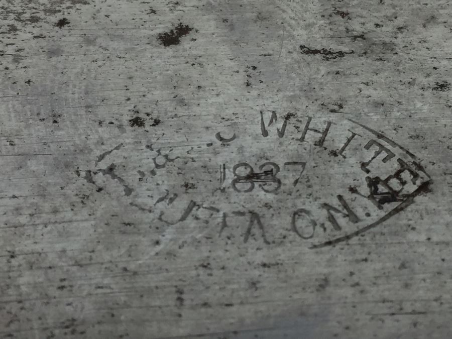 Large L. I. & J. White 1837 Woodworking Wood Carving Hand Chisel Tool  [Photo 5]