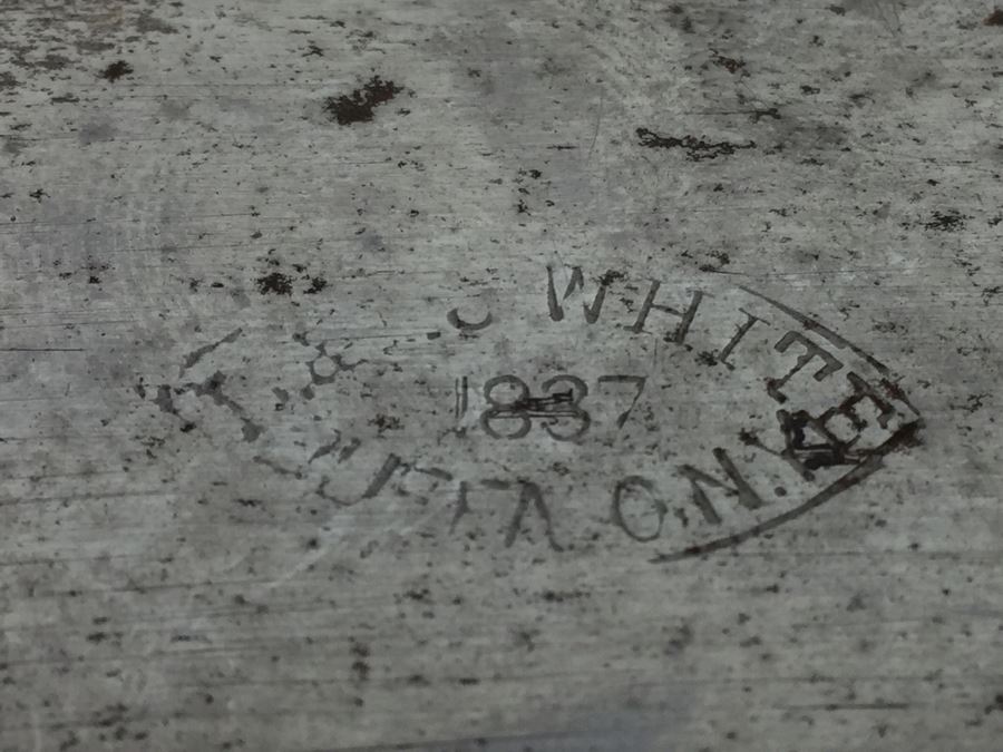 Large L. I. & J. White 1837 Woodworking Wood Carving Hand Chisel Tool  [Photo 3]