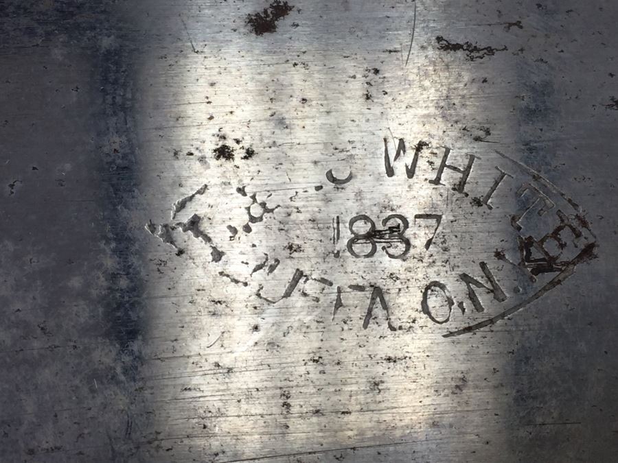 Large L. I. & J. White 1837 Woodworking Wood Carving Hand Chisel Tool  [Photo 7]