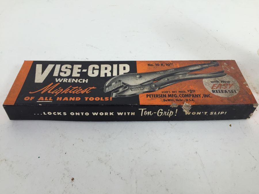 Vise-Grip Wrench Petersen Mfg Co With Box [Photo 5]