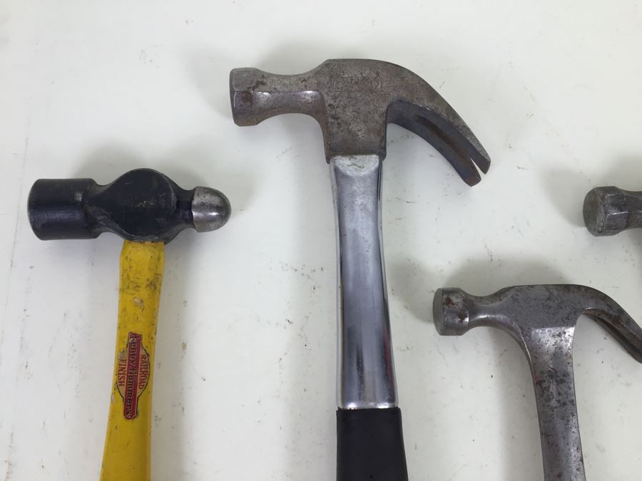 Lot Of Vintage Hammers Cheney Hammers Vaughan Wards Master Craftsman [Photo 6]