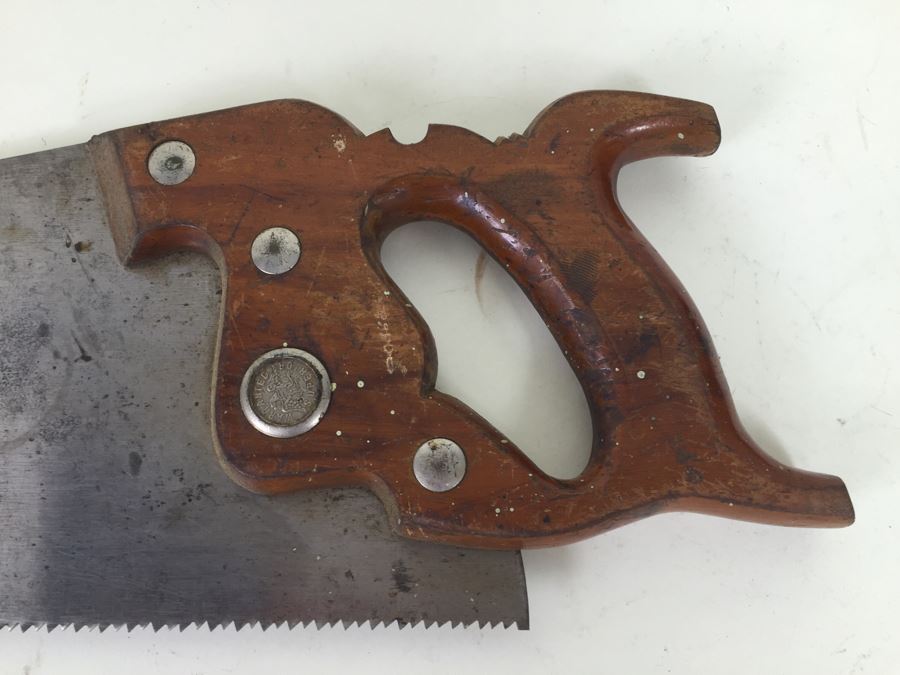 Vintage Montgomery Wards Master Quality Hand Saw [Photo 2]