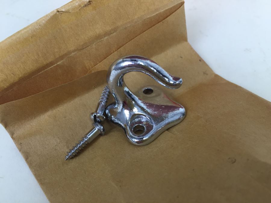 New Old Stock Cast Brass Hooks National Lock Company [Photo 2]