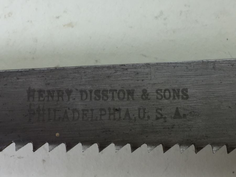 Vintage Disston Keystone K-1 Saw And Henry Disston & Sons Saw Philadelphia, U. S. A. [Photo 7]