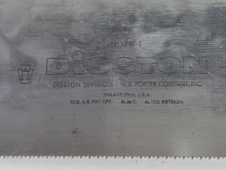 Vintage Disston Keystone K-1 Saw And Henry Disston & Sons Saw Philadelphia, U. S. A. [Photo 2]