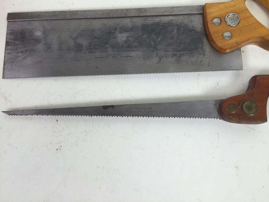 Vintage Disston Keystone K-1 Saw And Henry Disston & Sons Saw Philadelphia, U. S. A. [Photo 10]