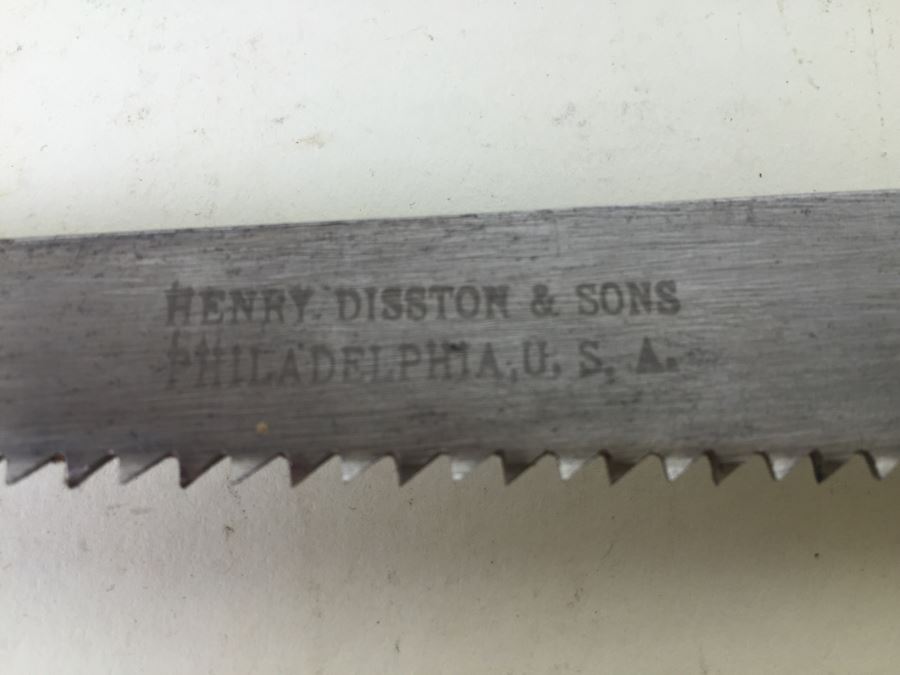 Vintage Disston Keystone K-1 Saw And Henry Disston & Sons Saw Philadelphia, U. S. A. [Photo 3]