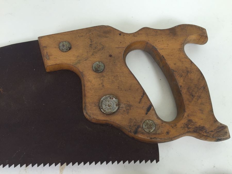 Pair Of Vintage Disston Saws [Photo 5]