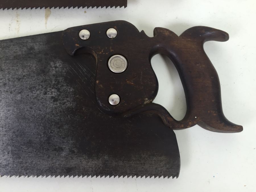 Pair Of Vintage Disston Saws [Photo 2]