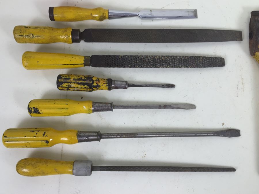 Vintage Tools Woodworking Wood Carving Hand Tools Lot Craftsman Stanley More [Photo 2]