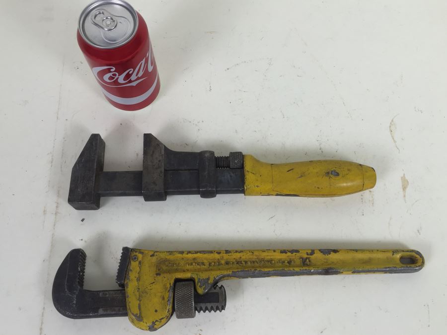 Pair Of Vintage Pipe Wrenches [Photo 1]