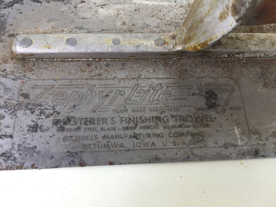 Vintage Concrete Mason Trowel Tools [Photo 4]